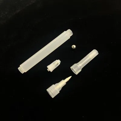 Marqueur de brosse souple vide à double pointe