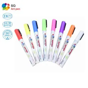 Marqueurs de craie liquide blanche